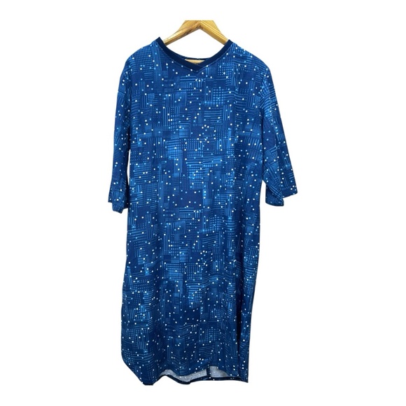 SILVERTS Men's Flannel Hospital & Home Care Gown (two gowns in this listing) - Picture 7 of 15